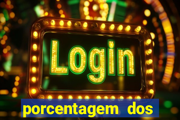 porcentagem dos jogos slots pg